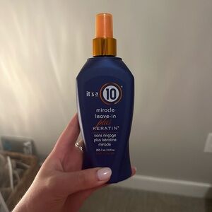 It’s a 10 miracle leave in plus keratin